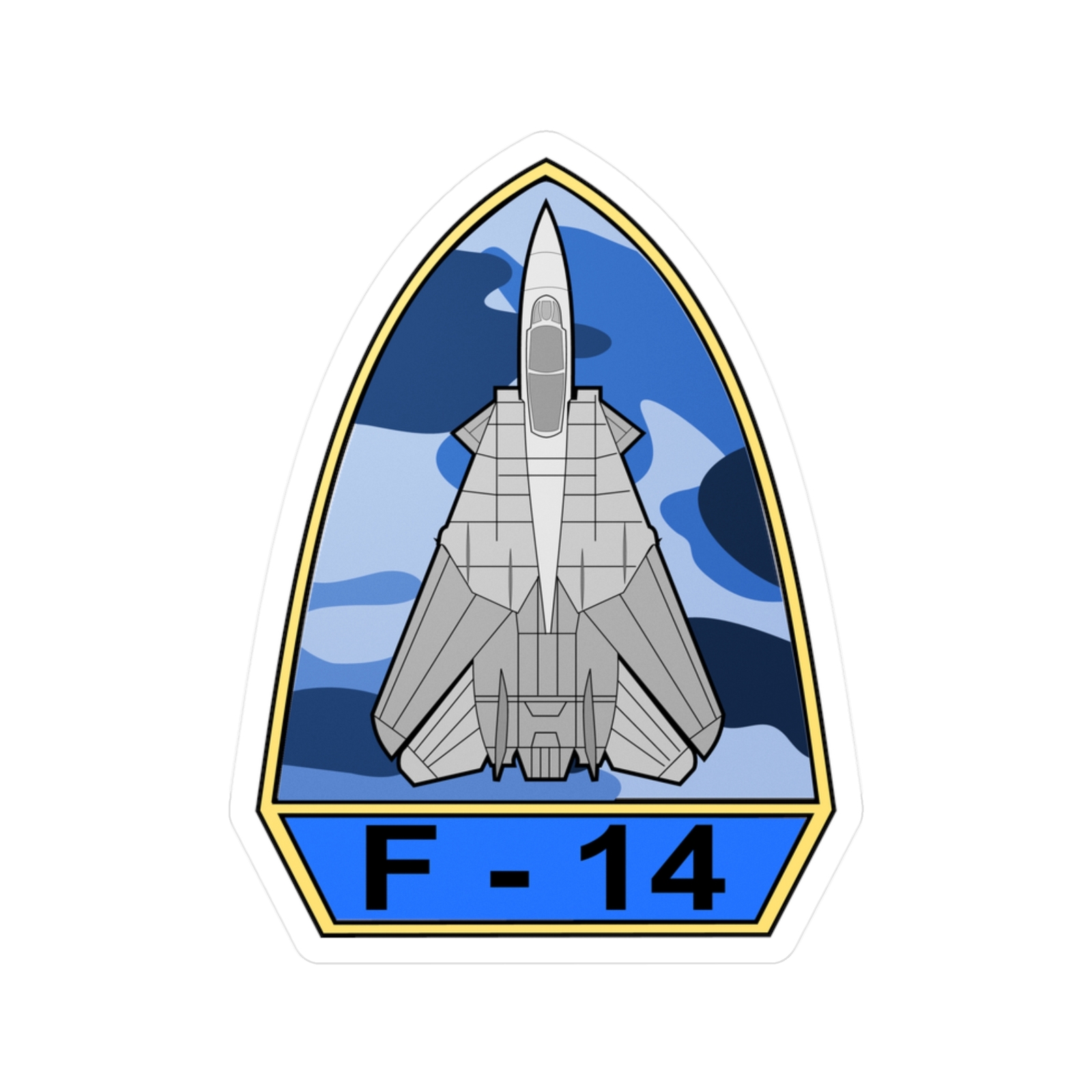 Air Force Grumman F-14-Tomcat Kiss-Cut Vinyl Decals Sticker