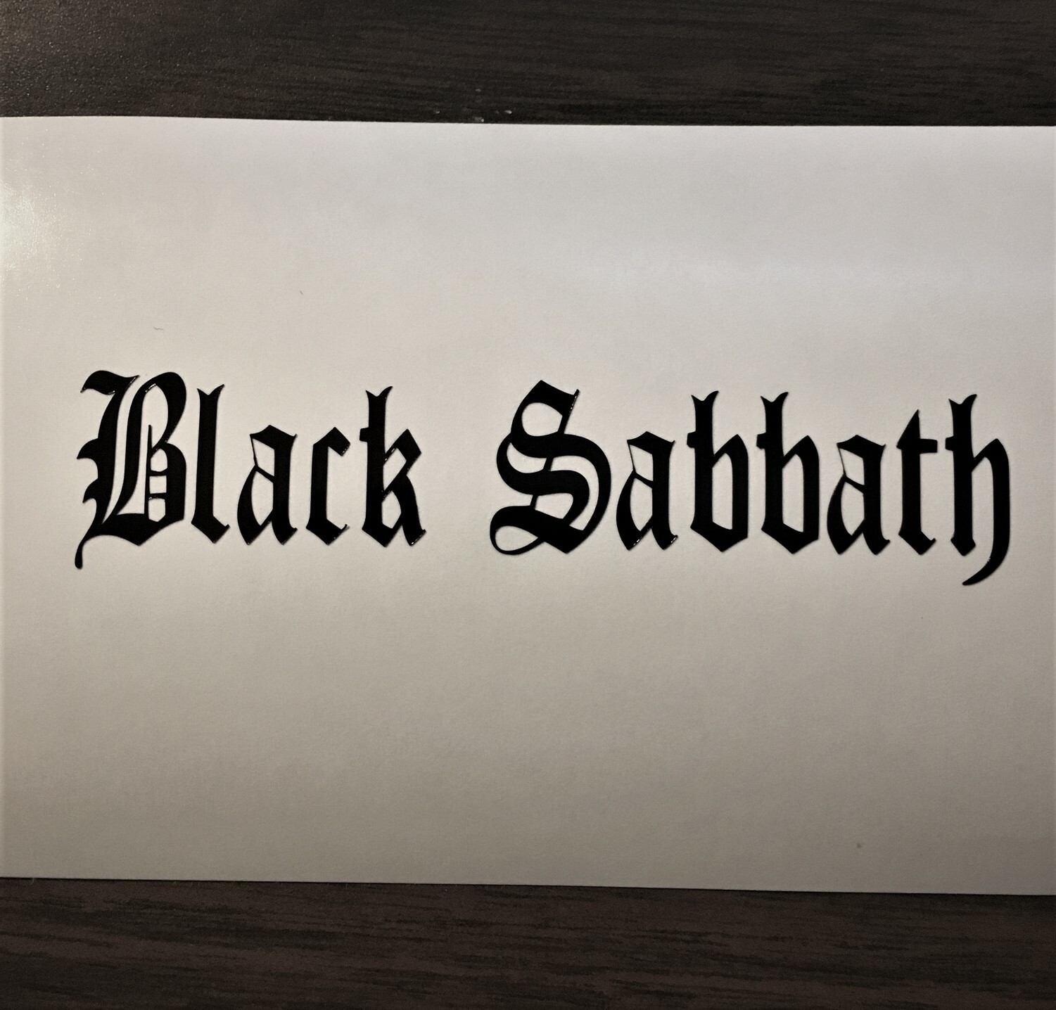 Black Sabbath Medieval Vinyl Die Cut Decal Window Wall CD Skate Board Sticker