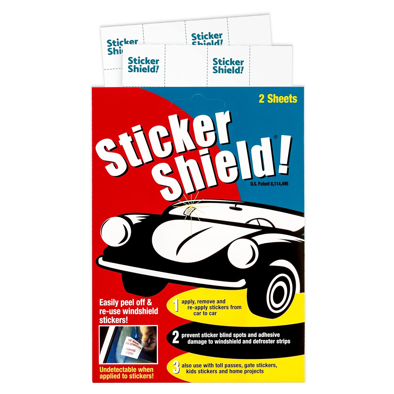– Windshield Sticker Applicator for Easy Application, Removal and Re-Applicat…