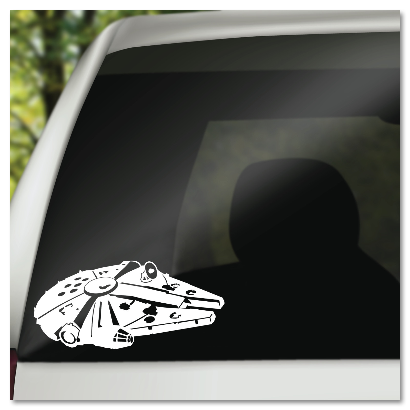 6″ Millennium Falcon Star Wars Vinyl Decal Sticker