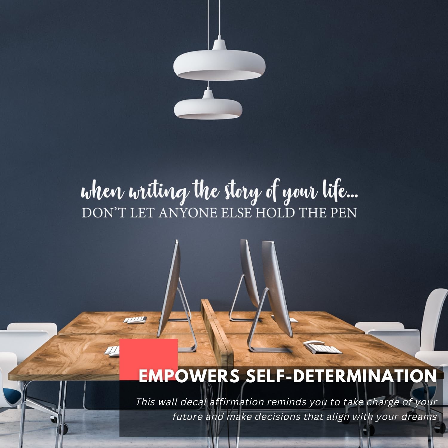 – When Writing the Story of My Life – Motivational Inspirational Wall Decal S…