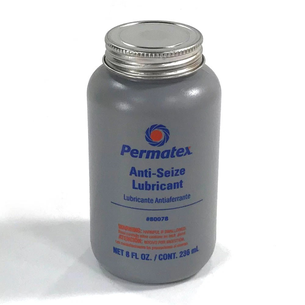 NEW PERMATEX ANTI-SEIZE LUBRICANT; 8OZ. BRUSH-TOP BOTTLE