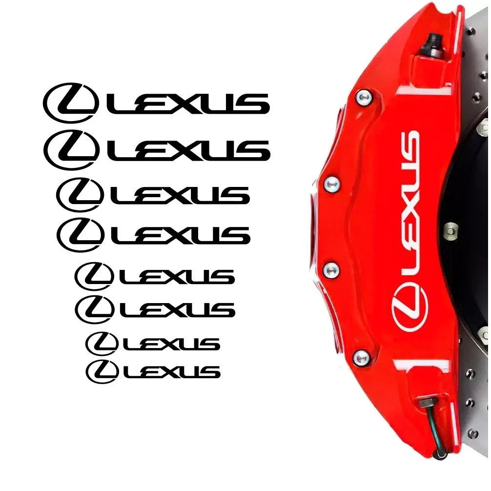Lexus Brake Caliper High Temp Decal Vinyl Sticker Automotive F Sport – 8 decals