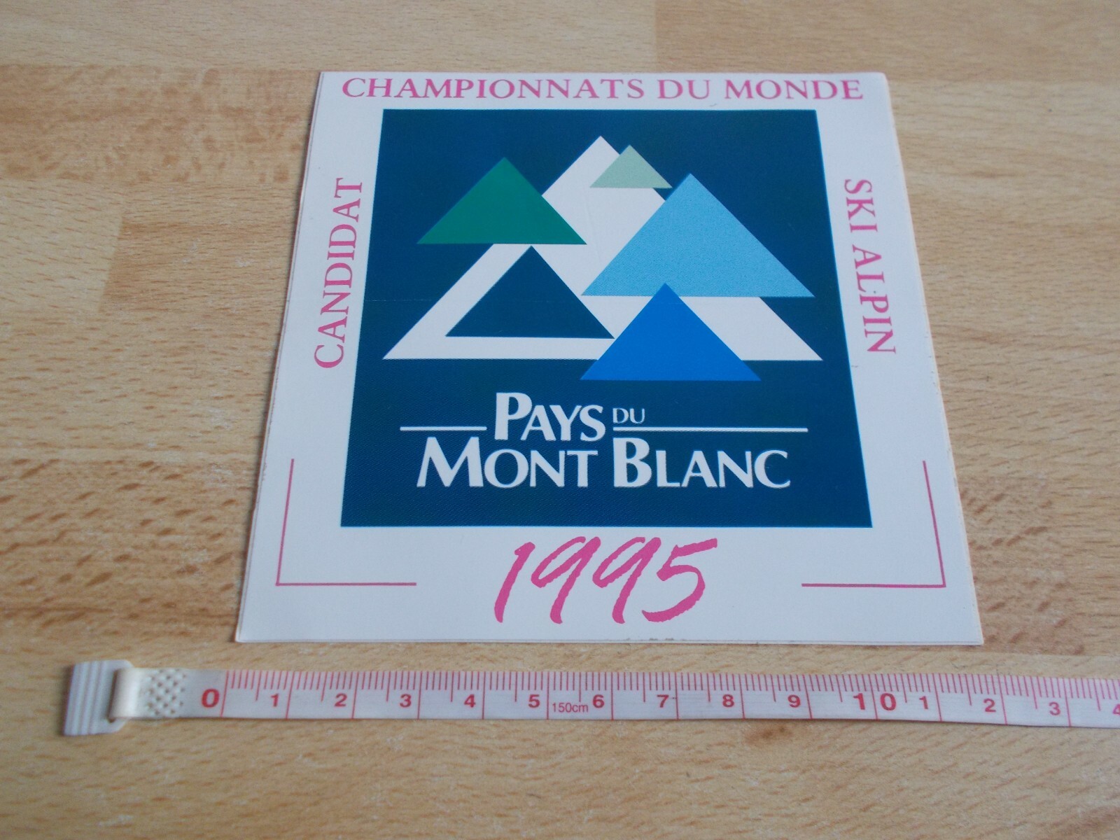 Sticker Country Mount White – Candidate Leagues Of World Ski Alpine 1995
