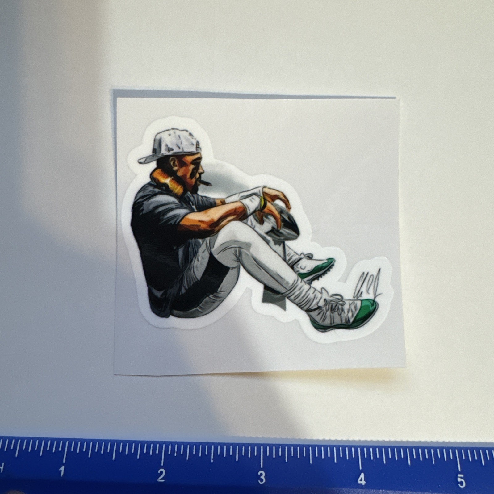 Hurts With Trophy Decal Sticker