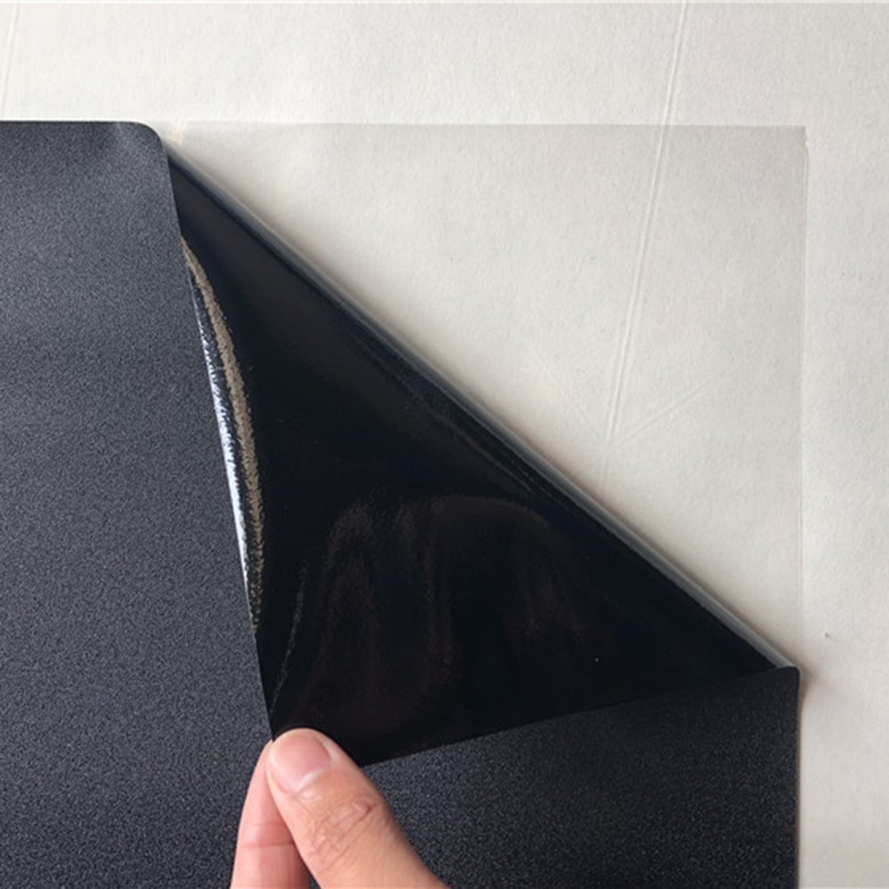 PVC Black Glass Film for Kitchens and Bathrooms Easy Installation