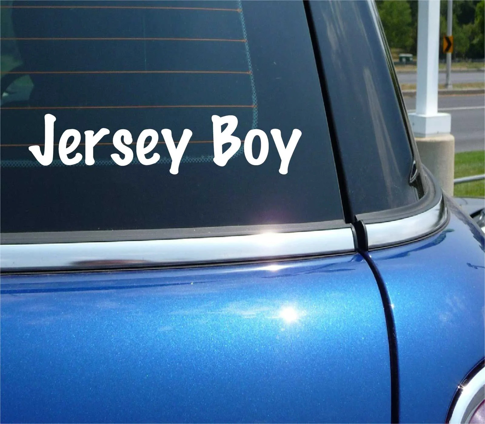 JERSEY BOY DECAL STICKER FUNNY NEW JERSEY FUN NJ STATE PRIDE CAR TRUCK