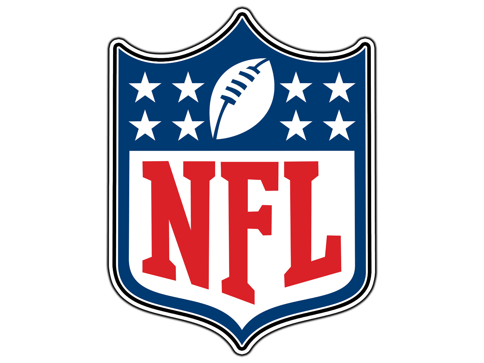 #0755 NFL Logo #1 Sticker Brand Waterproof Vinyl Decal Die-Cut Car Laptop
