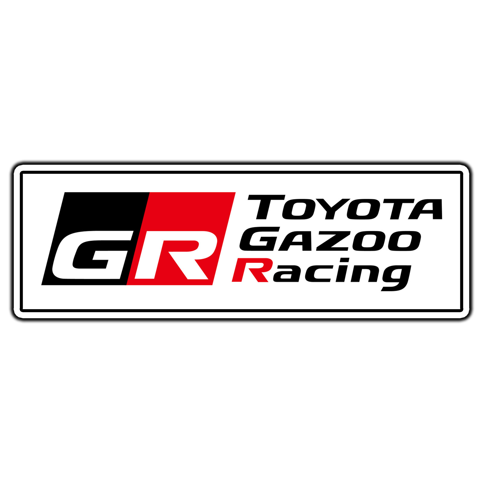 GR Toyota Gazoo Racing Logo #1 Sticker Waterproof Vinyl Decal Die-Cut Car