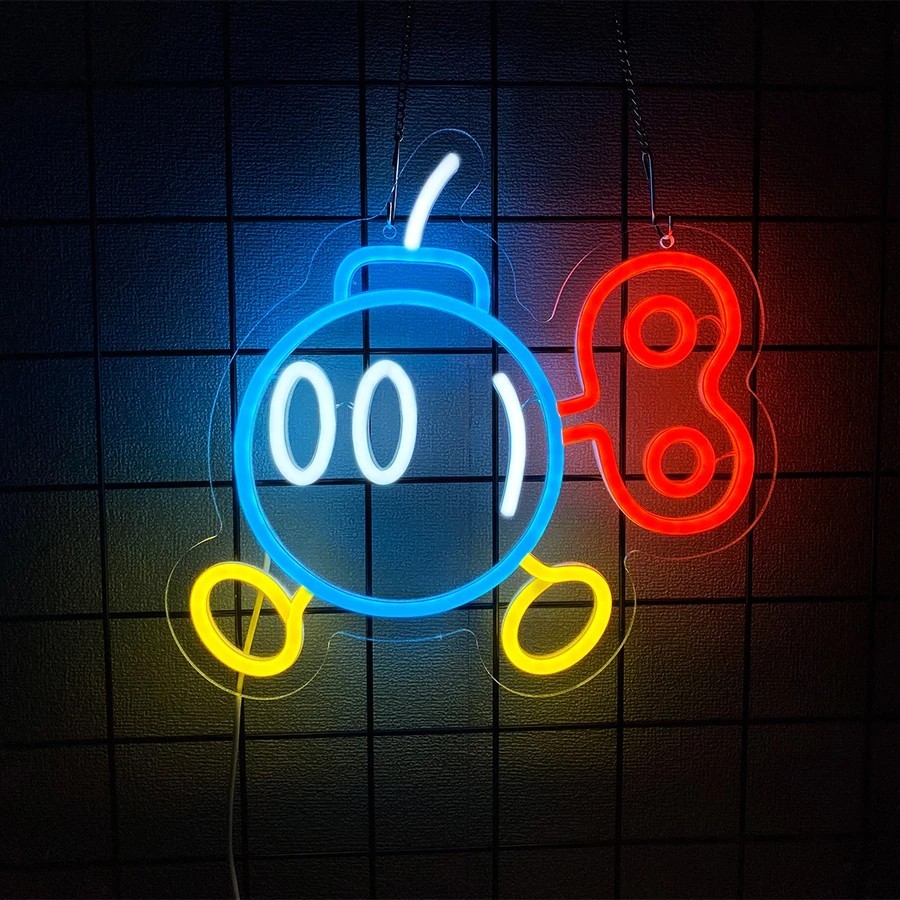Rick Anime LED Neon Sign Wall Decor Light for Bedroom, Man Cave, Game Room, Pick