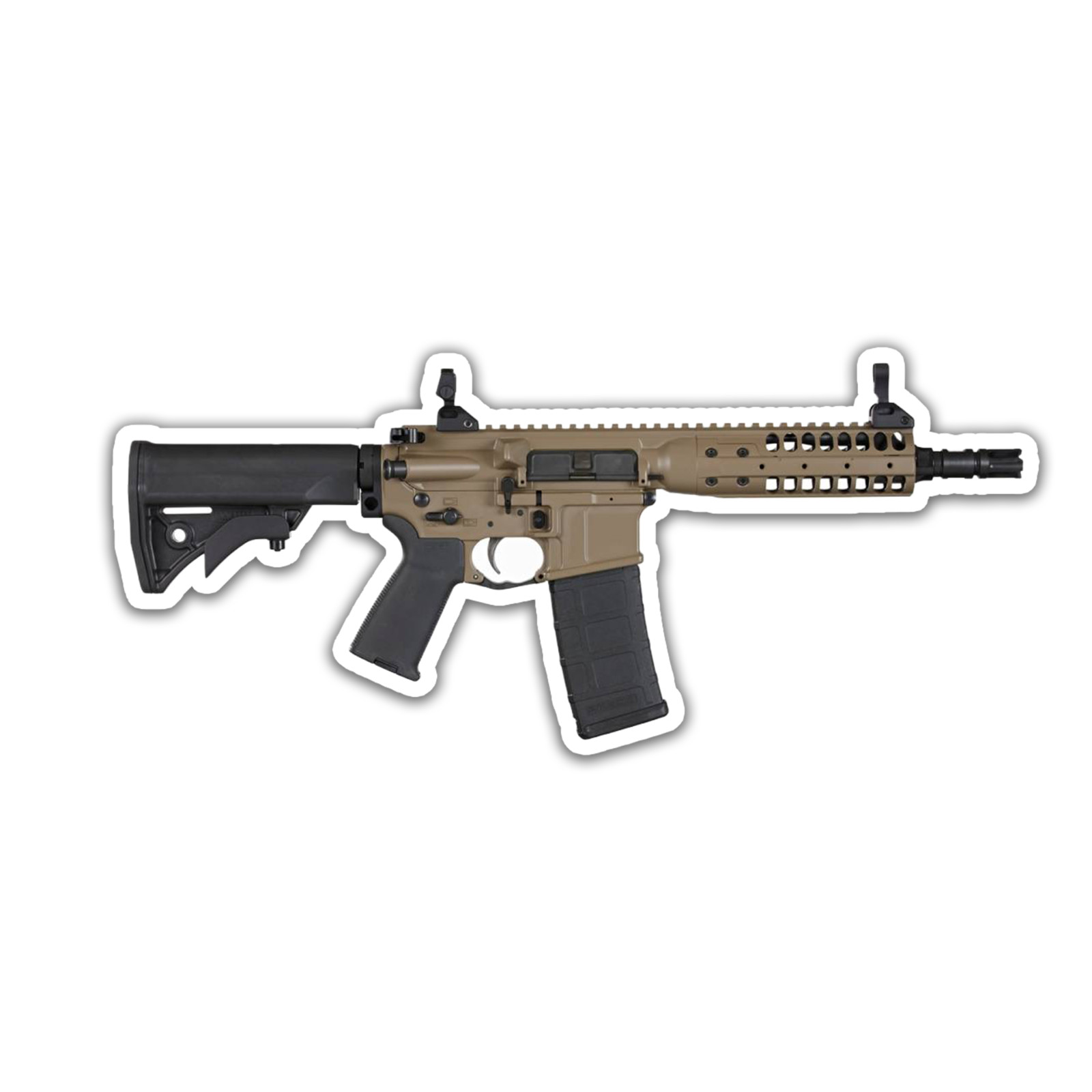 LWRC Gun AR15 Vinyl Sticker 5 inch Waterproof Decal