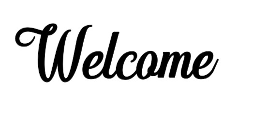 Welcome Vinyl Decal Sticker Home Decor Wall Entry Way Mirror Window Craft