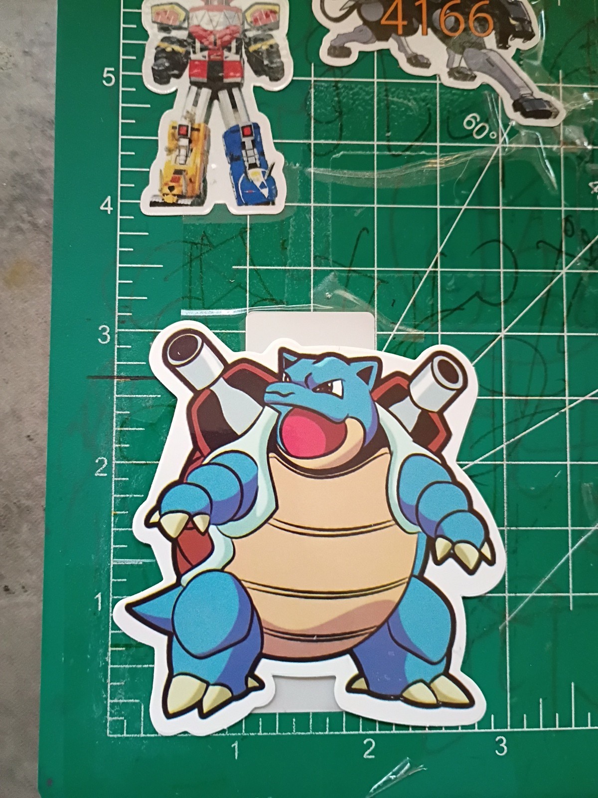 POKEMON STICKER XBLASTOISE 3X3 INCHES STICKER X VYNIL DIE CUT STICKER HIGH GLOSS