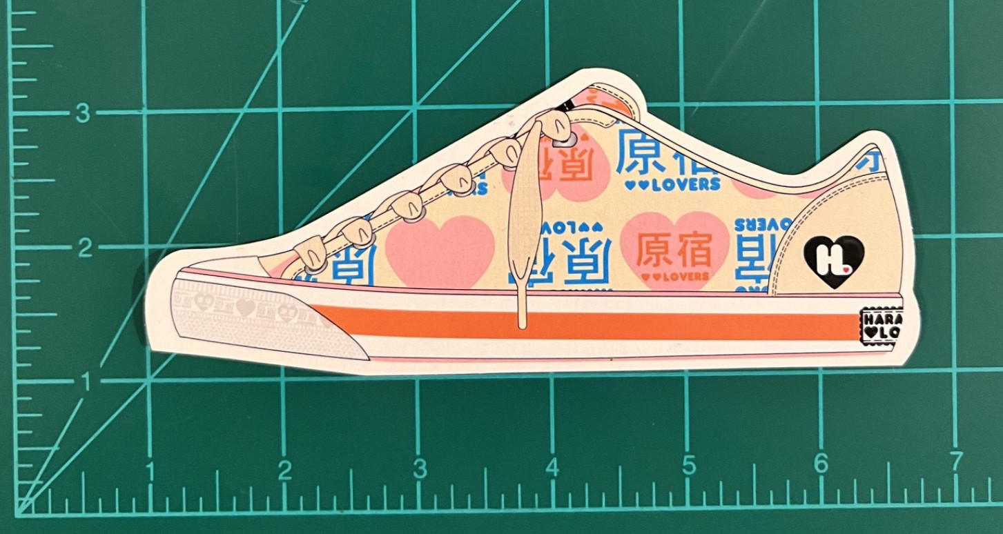 Y2K Harajuku Lovers Shoe Sticker Vintage Decal Japan Gwen Stefani Vintage 2000’s