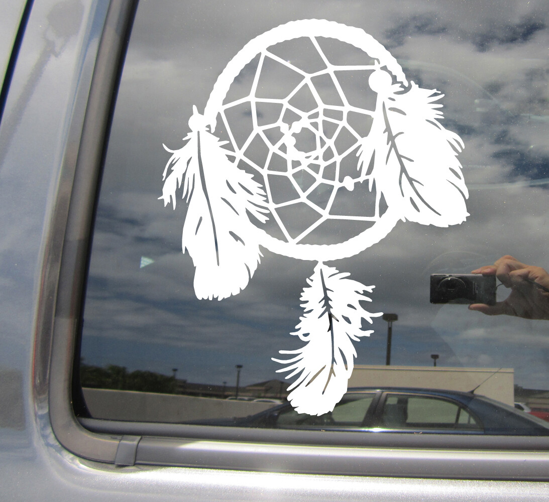 Native American Dreamcatcher Dream Catcher – Car Auto Vinyl Decal Sticker 10154