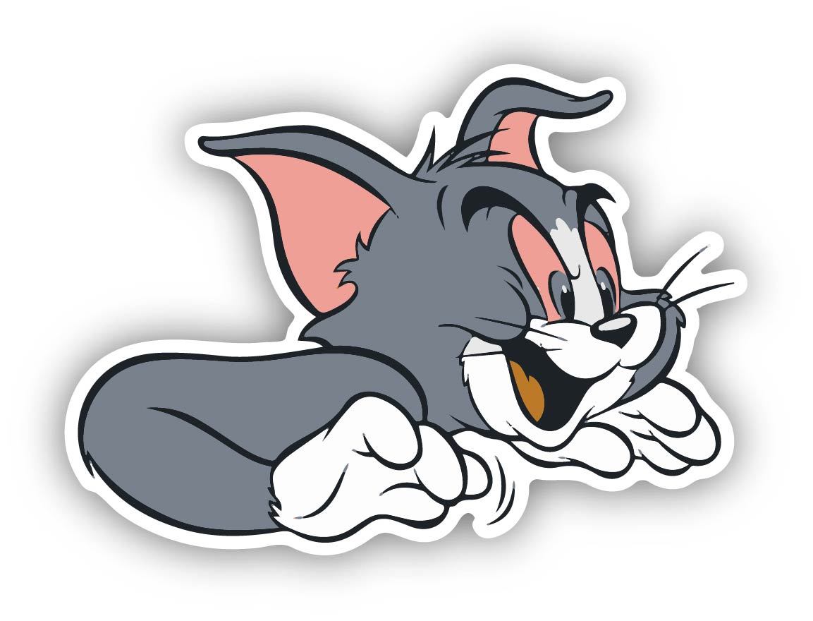 Tom and Jerry Cartoon Sticker Decal laptop wall car phone Kids Tom