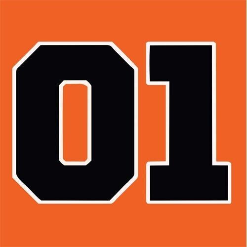 Dukes of Hazzard 01 Sticker 10″ X 12″ general lee