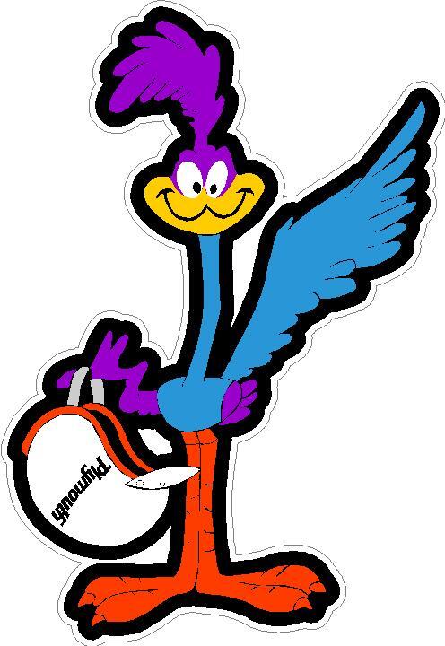 Classic Cartoon Car 1969 Road Runner Logo Boys Room Decor Man Cave Garage Art