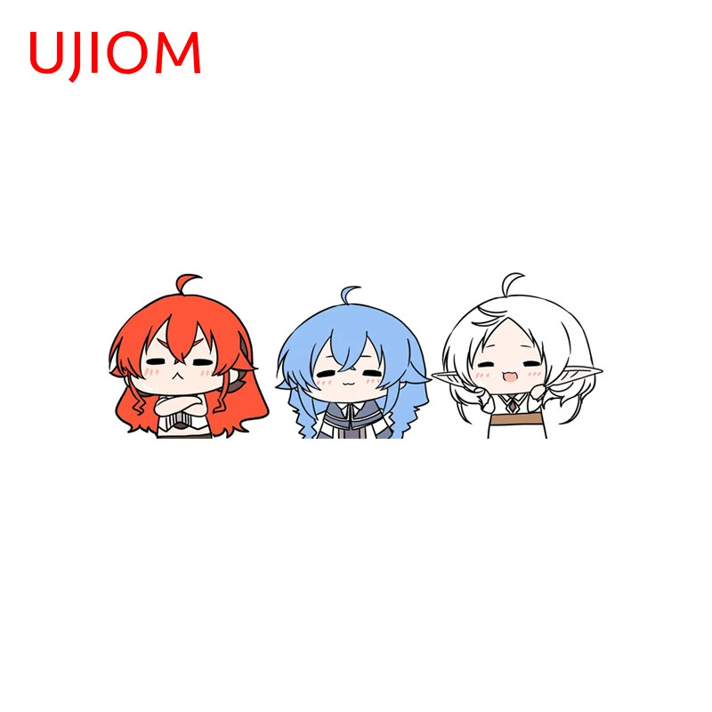UJIOM Roxy Chibi Girls Picture Wall Sticker Eye Catching Decal Bumper Decoration