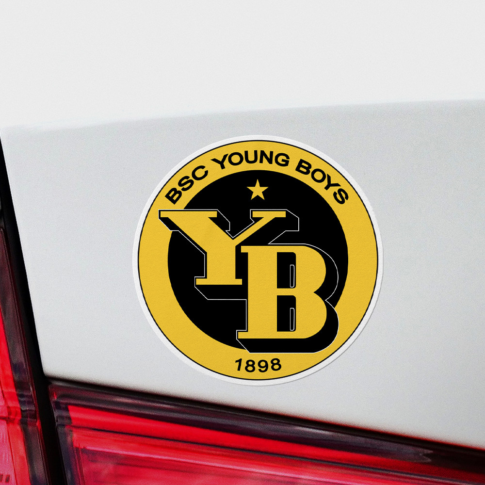 (4 Pack) BSC Young Boys Switzerland Vinyl Sticker Decal Swiss Football Bern