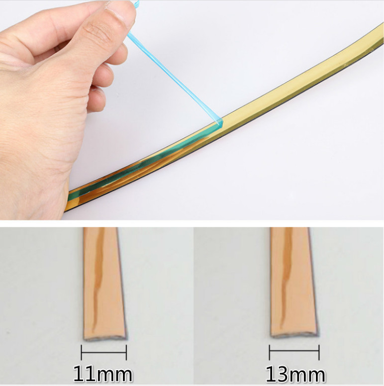 1 Roll Self-Adhesive Tile Seam Tape Wall Ceiling Mould Strip Furniture Trim Line