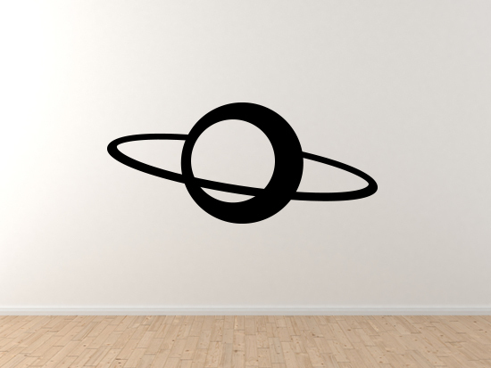 Space Alien #3- Solar System Saturn Ring Planet Cosmos – Vinyl Wall Decal