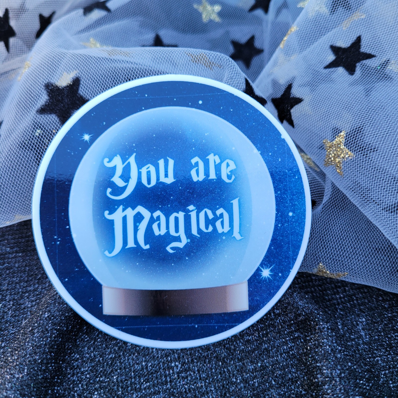 STKR021 You are Magical Vinyl Sticker -Wizard Witch Wizards Witches Mystical