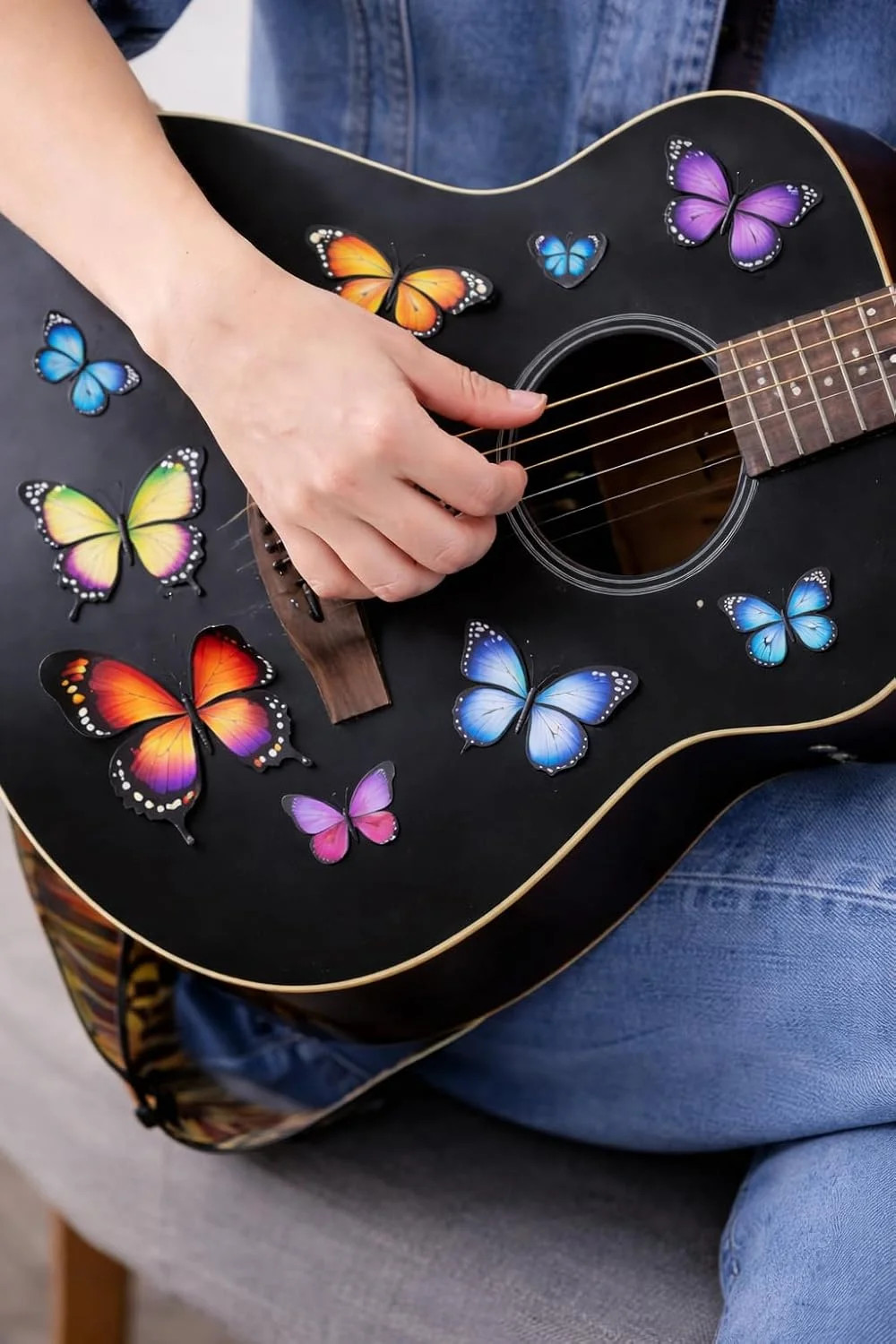 Colorful Butterfly Stickers 10 Pack – Waterproof Vinyl Decals for Laptop, Water