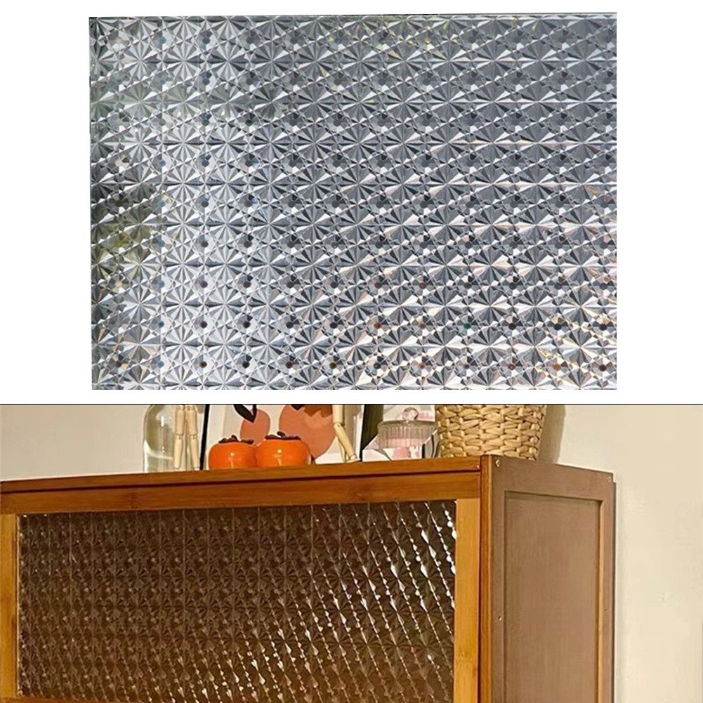 Non-Adhesive Privacy Film for Glass For Windows Easy Installation 45x200cm