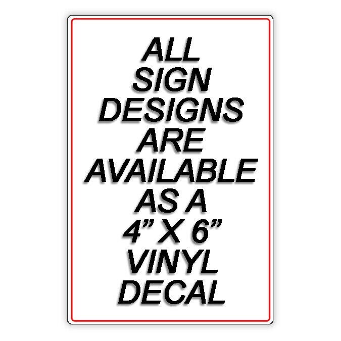 Beware of dog no trespassing aluminum metal novelty sign three sizes sbd034