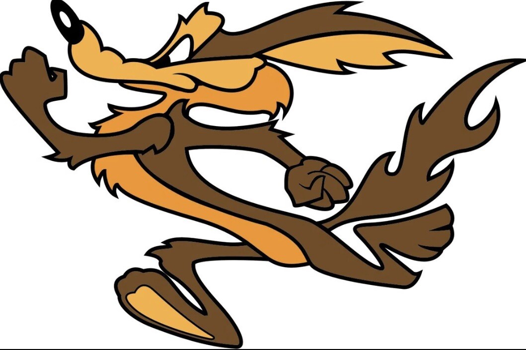 Wile E Coyote (Running) Vinyl Decal / Sticker ** 5 Sizes **