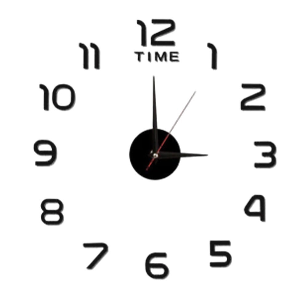 Contemporary Large Mirror Wall Clock for Modern Office and Home Design