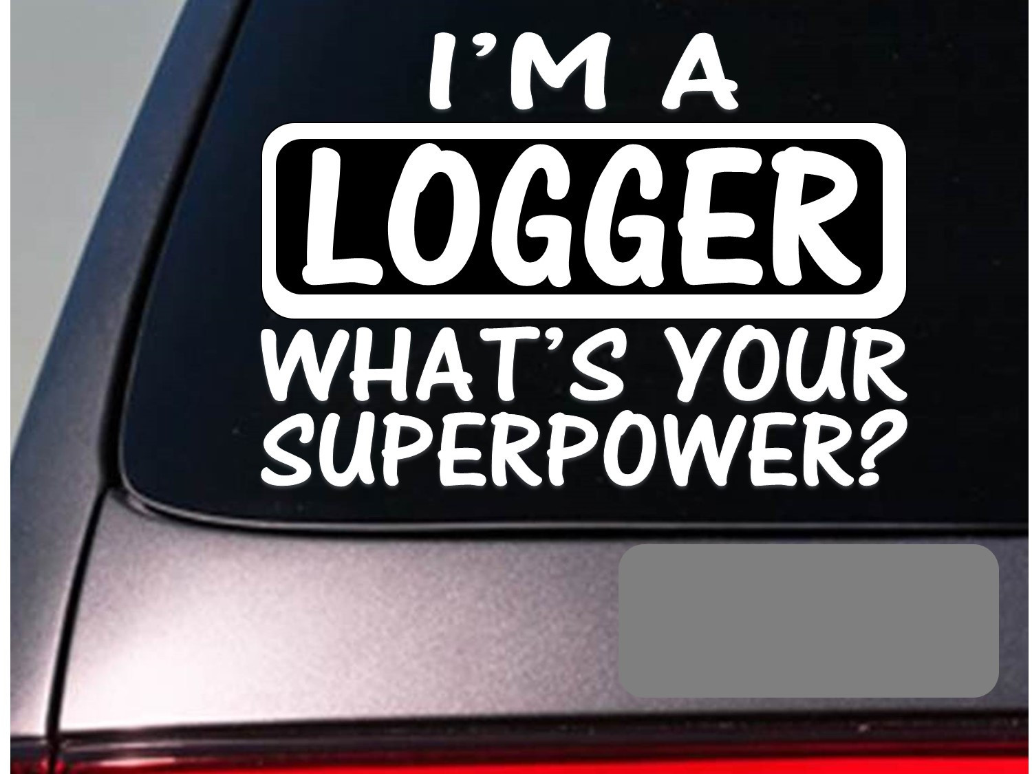 I’m a logger sticker decal teaching *E099*