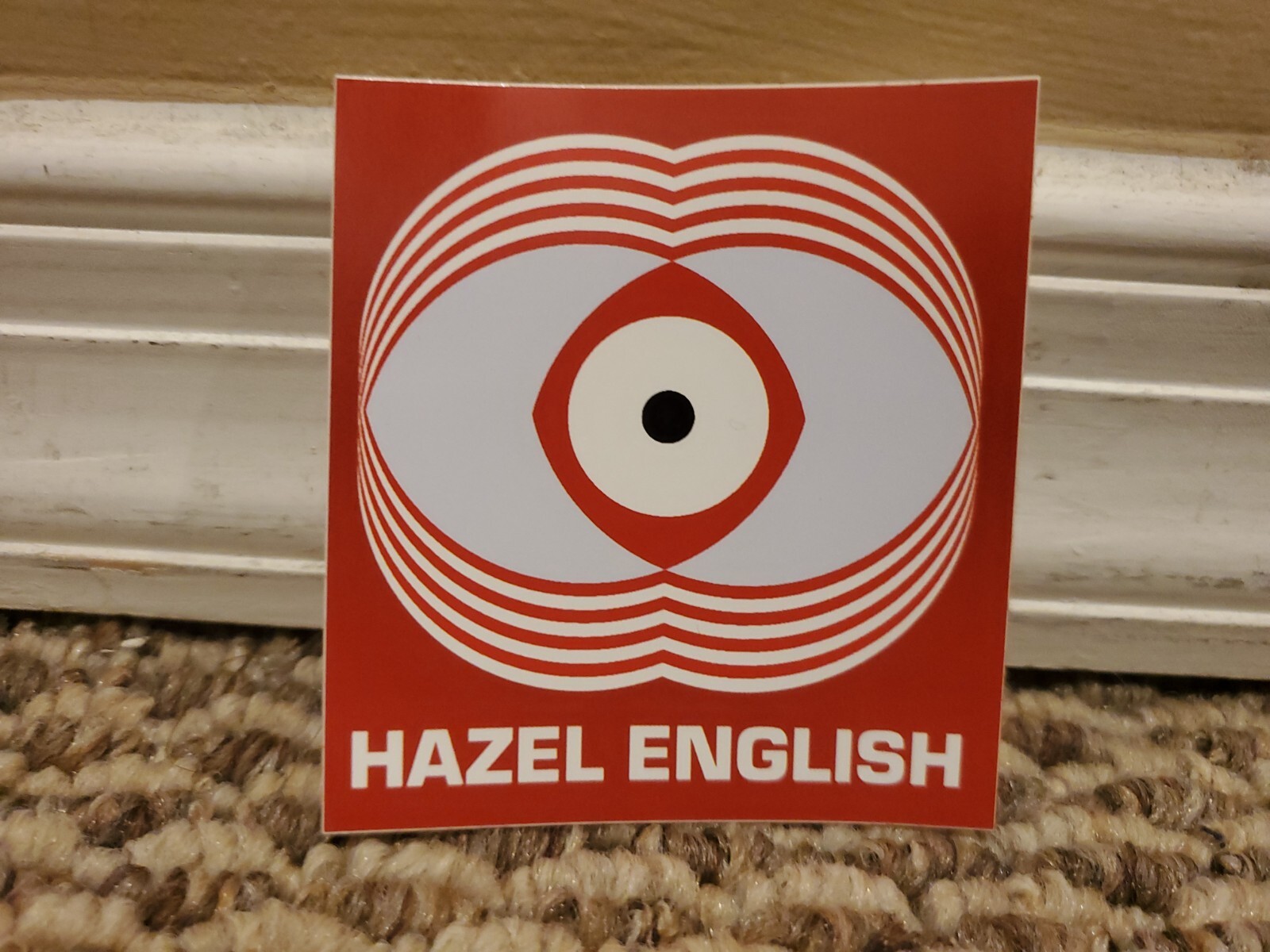Hazel English Orange Sticker 2.5” x 3” Indie Band Indie Rock