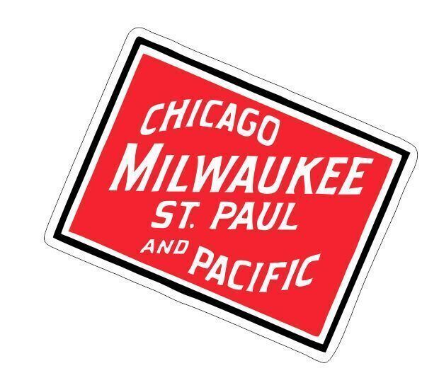 Chicago Milwaukee Railroad Railway Train Sticker Decal R7103