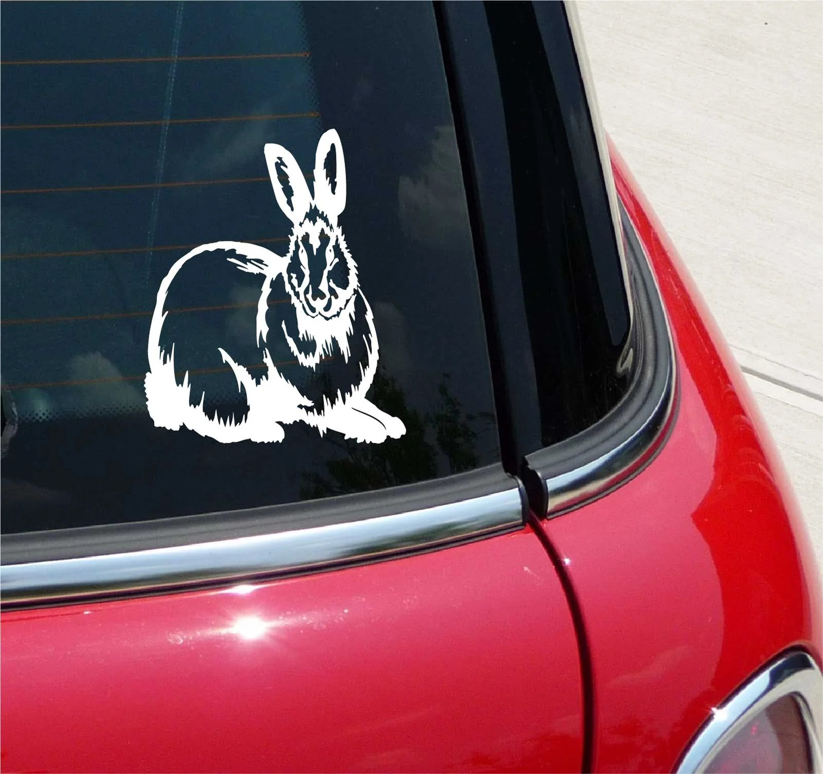 RABBIT BUNNY RABBITS BUNNIES PET GRAPHIC DECAL STICKER ART CAR WALL DECOR