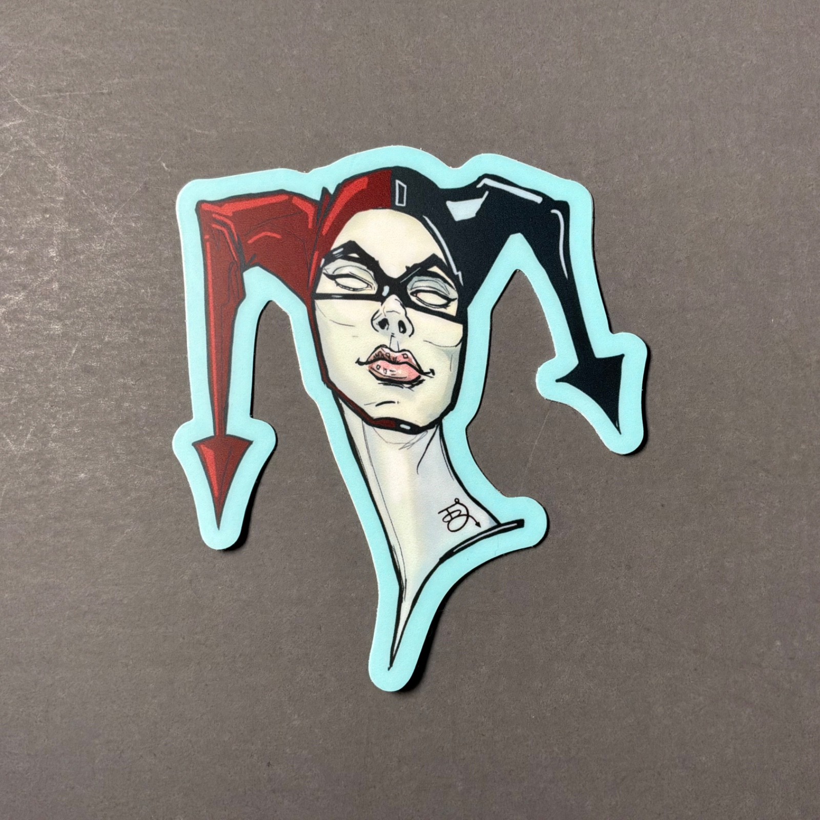 Harley Quinn Vinyl Sticker 3” Local Artist Mad Love Batman Adventures 12 Comics