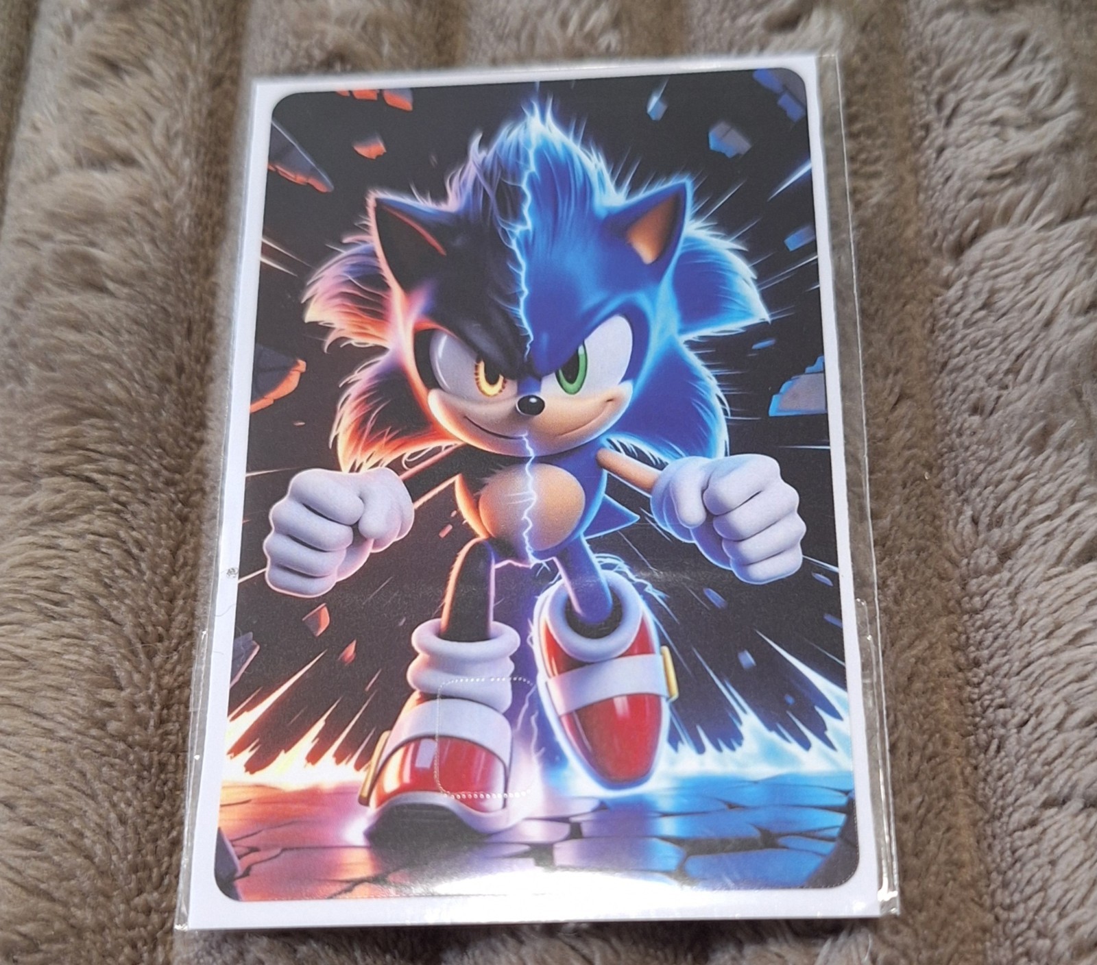 Sonic The Hedgehog Themed Credit Debit Card Sticker Skin Free Shipping