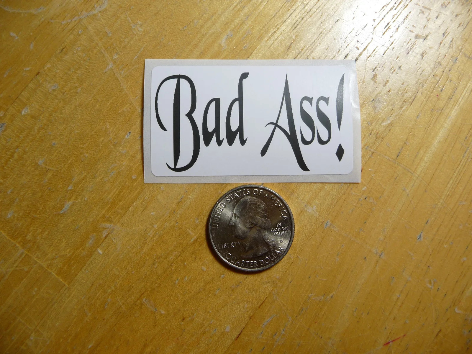 BAD ASS STICKER DECAL 1 – 50 BULK PACK FUNNY REBEL ATTITUDE