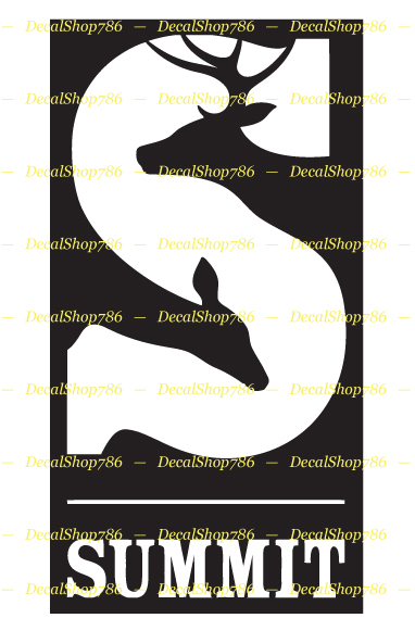 SUMMIT TreeStands – Hunting/Outdoors – Vinyl Die-Cut Peel N’ Stick Decal/Sticker