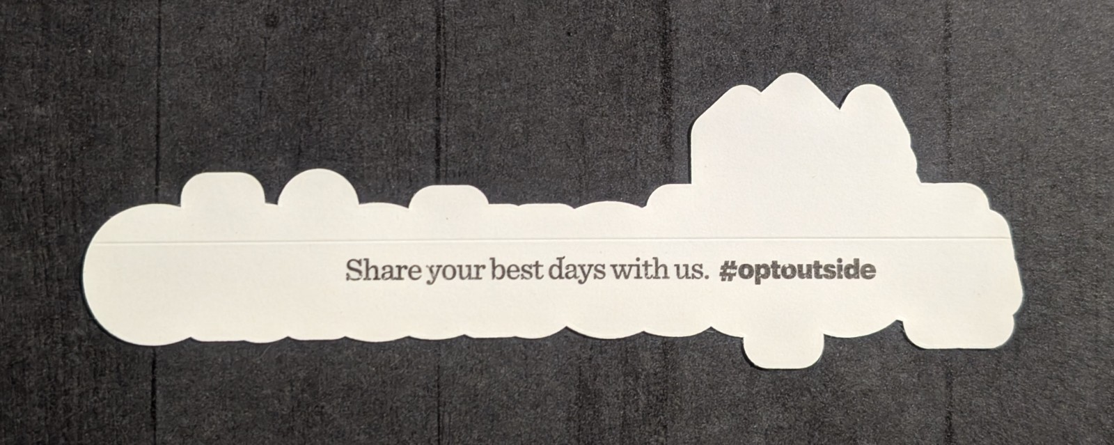 REI Co-op #OptOutside Die-Cut Sticker – Opt Outside Camping Hiking Lifestyle