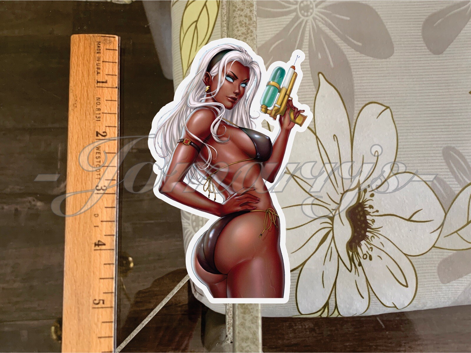 X-Men – Anime – Storm Sticker Decal Bikini Sun Fun Comics ecchi marvel dc b.