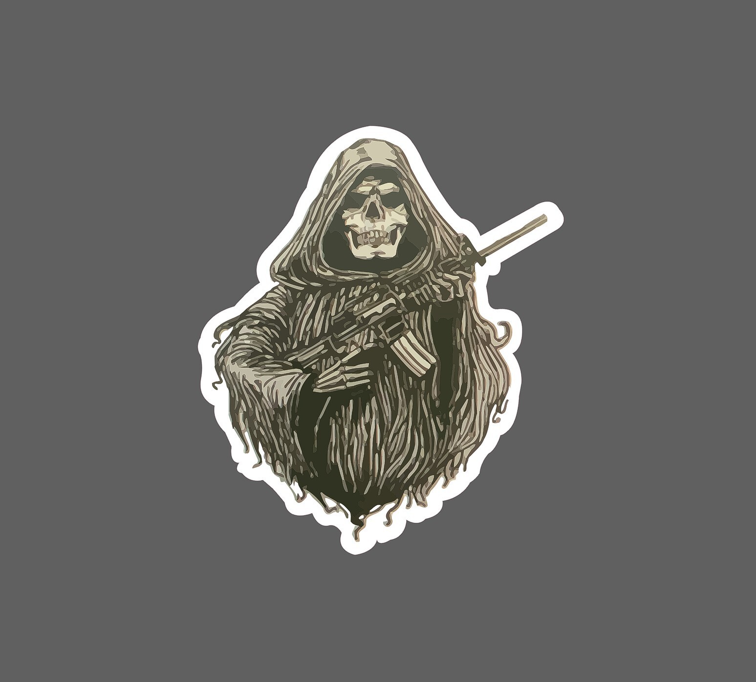 Grim Reaper Sticker AR Waterproof NEW – Buy Any 4 For $1.75 EACH Storewide!