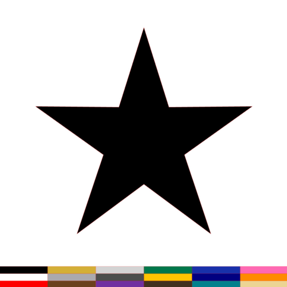 Star Sticker PICK SIZE COLOR Vinyl Decal Military Shape Wall Window Car Truck