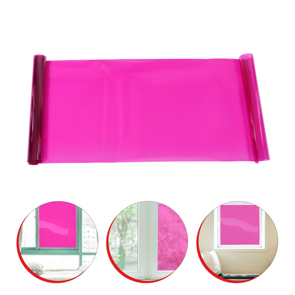 1 Roll Window Film: 3 m/118” Static Cling Window Stained Glass Film – Colored