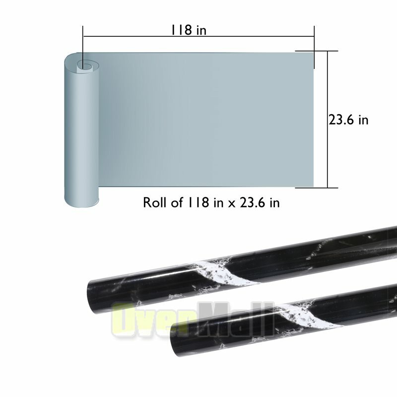 Marble Contact Paper 23.6″ *118″ Self Adhesive Wallpaper Roll for Countertop