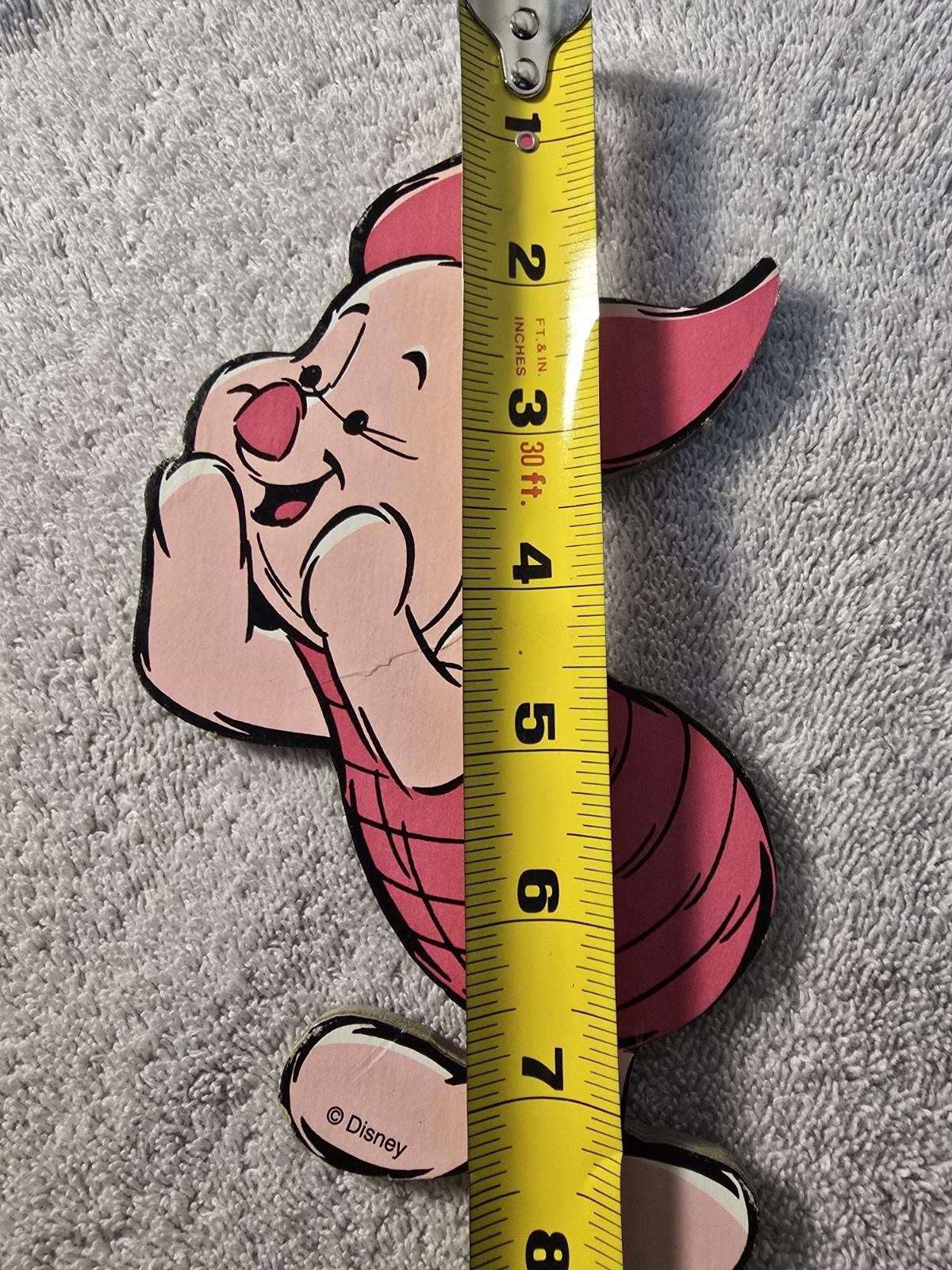 Vtg Winnie the Pooh & Friends Disney Wall Art LOT OF 4 Nursery Kid Pressed Board