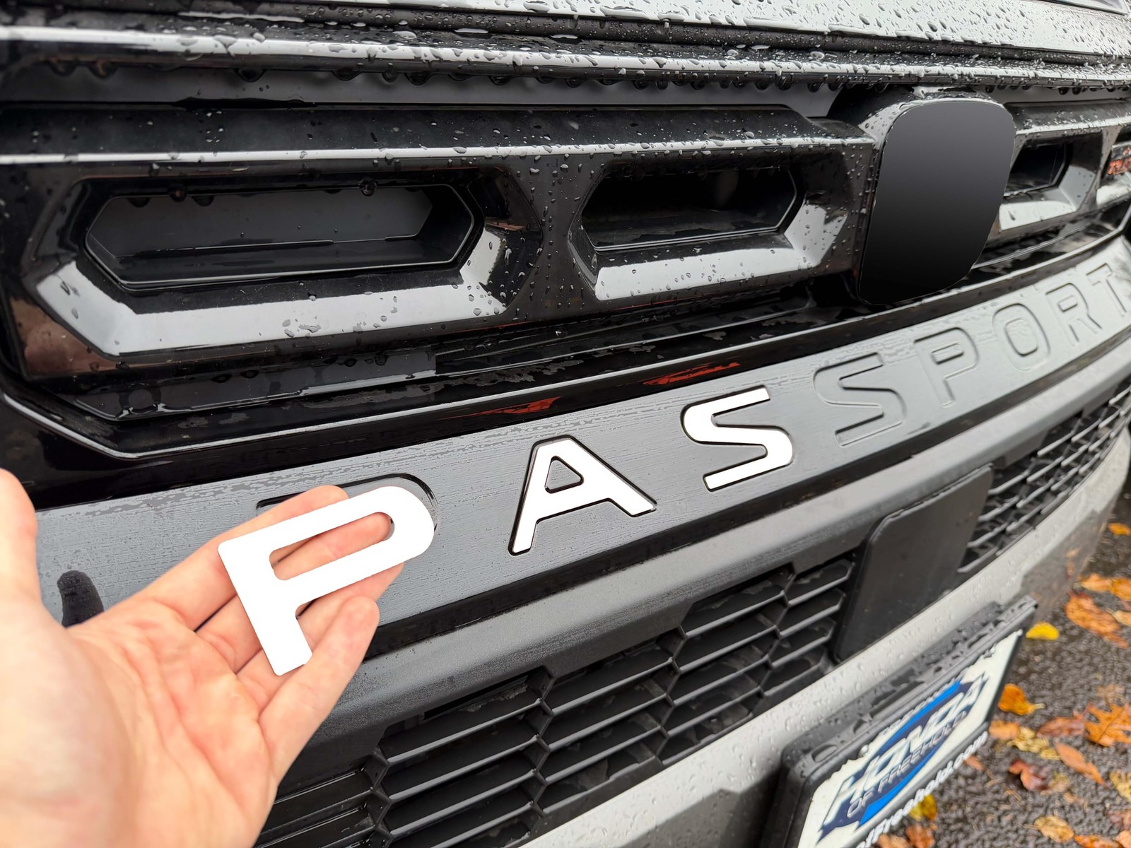 Limitless-Parts Front Bumper Letters Compatible with 2026 Honda Passport 1/16…