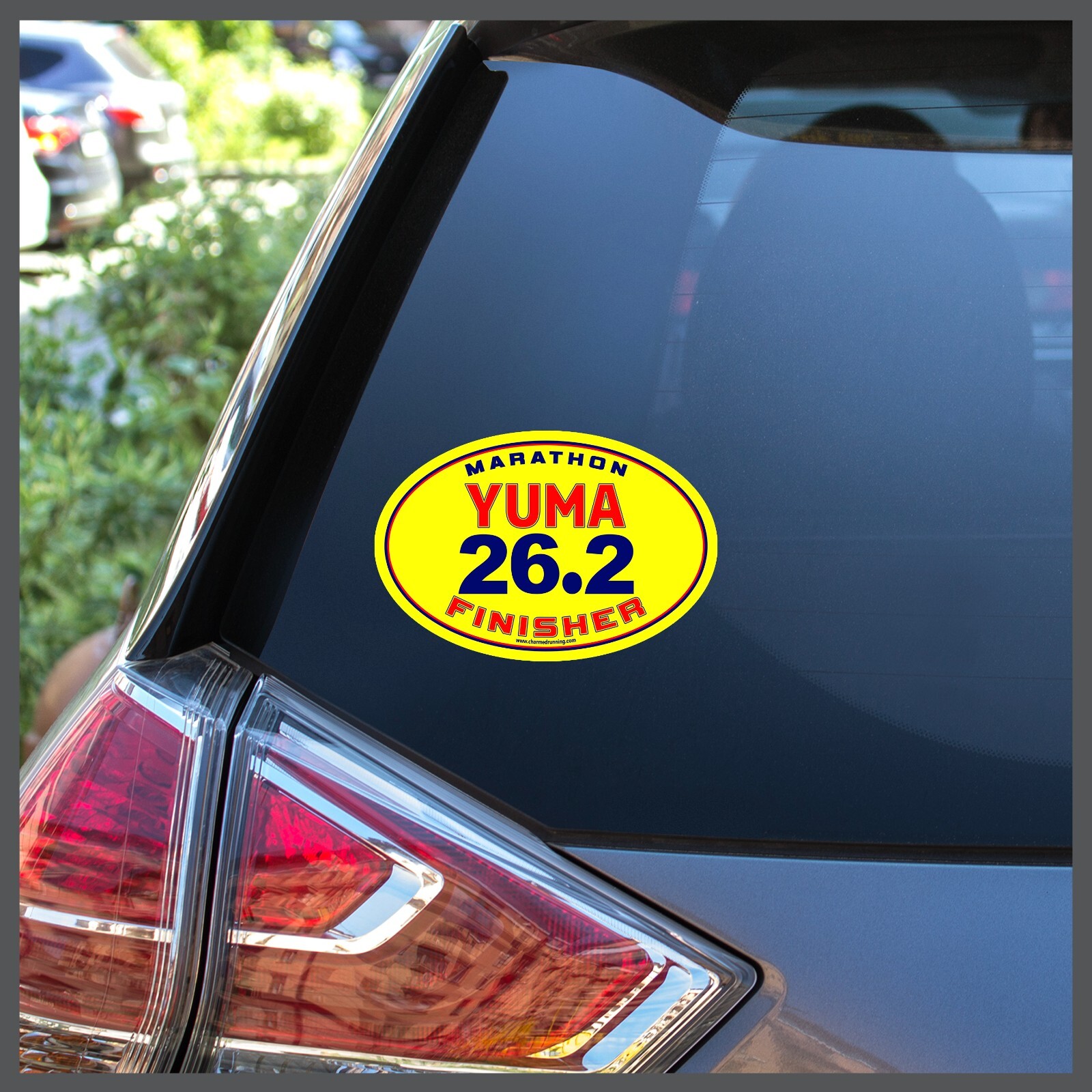 Yuma Marathon 26.2 Finisher CUSTOM YEAR Removable Sticker Decal or Car Magnet