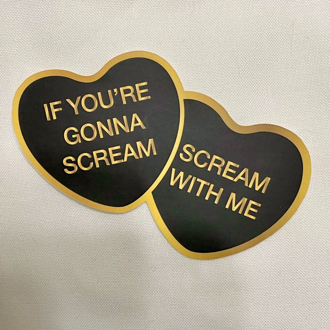 Misfits Candy Hearts Vinyl Sticker Scream With Me